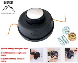 STRUNOVÁ HLAVA POLOAUTOMATICKÁ PRO  10x1.25Z EVEREST