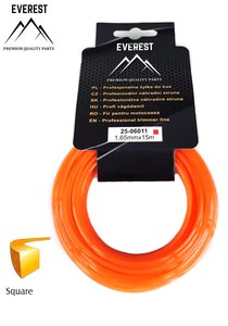 Náhradní struna - čtvercová 1,65mm 15M EVEREST