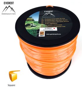 Náhradní struna - čtvercová 3,0mm 252M EVEREST