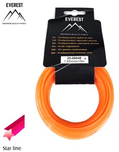 Náhradní struna - hvězda 1,65mm 15M EVEREST