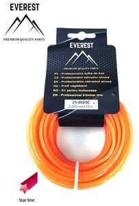 Náhradní struna - hvězda 2,65mm  15M EVEREST