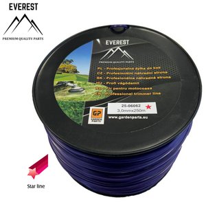 Náhradní struna - hvězda 3,0mm 250M PROFESSIONAL EVEREST
