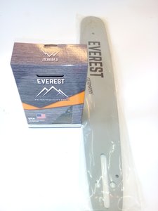 Lišta 40 cm a 1ks řetěz 325 (1,5 mm) hranatý zub 66 článků na pilu Parkside PBKS 53 A2 B3