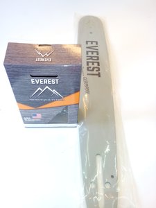 Lišta na pilu 45 cm a 1 ks pilový řetěz 325 (1,3 mm) hranatý zub 72 článků