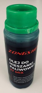 Olej 2 taktní do benzínu 100 ml zelený pro motorové pily křovinořezy a další techniku